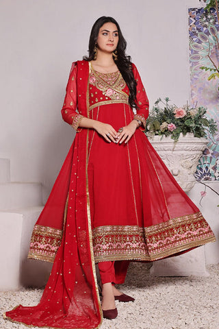 Abaan Zohan - Noori Collection - Red