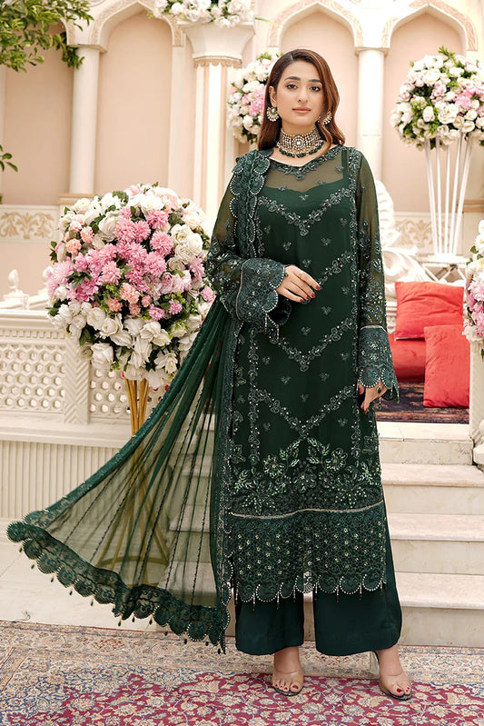 Picture of Ricamo - Dhanak 4 PC Unstitched Festive Collection - Nour - Available at Raja Sahib