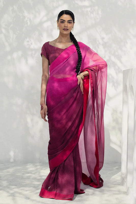 Nooran's - Renee Saree Collection - Classic Pink
