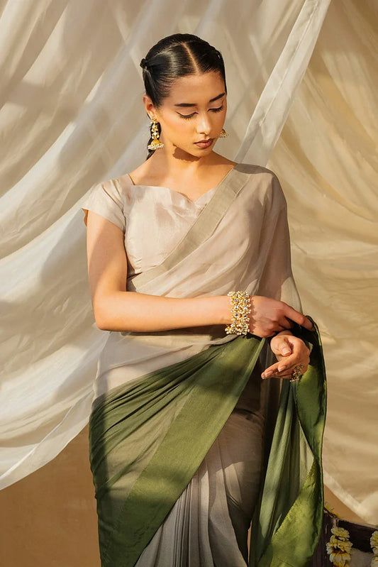 Nooran's - Renee Saree Collection - Graceful Light Green