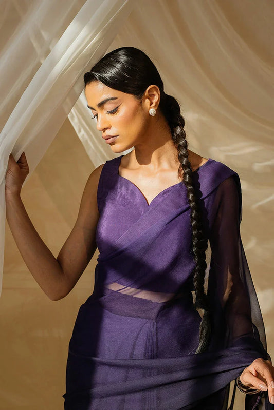 Nooran's - Renee Saree Collection - Royal Purple