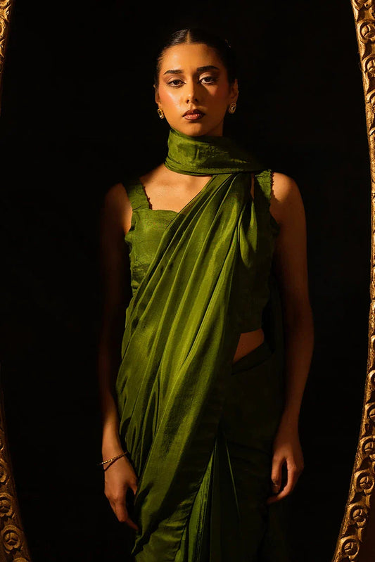 Nooran's - Renee Saree Collection - Vibrant Green