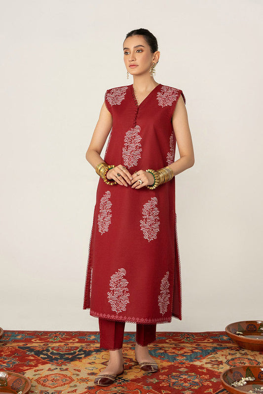 Picture of Noosh - Basics Pret Collection - 2 Piece Red - NV02D04 - Available at Raja Sahib