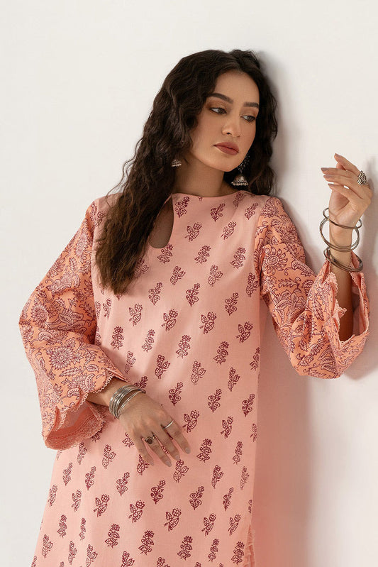 Picture of Noosh - Basics Pret Collection - 2 Piece Peach Pink - NV02D05 - Available at Raja Sahib