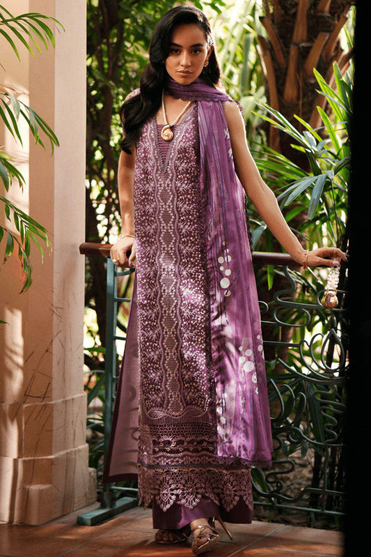 Picture of Noosh - Unstitched Luxury Lawn Collection Vol II - NV03D07 - Available at Raja Sahib