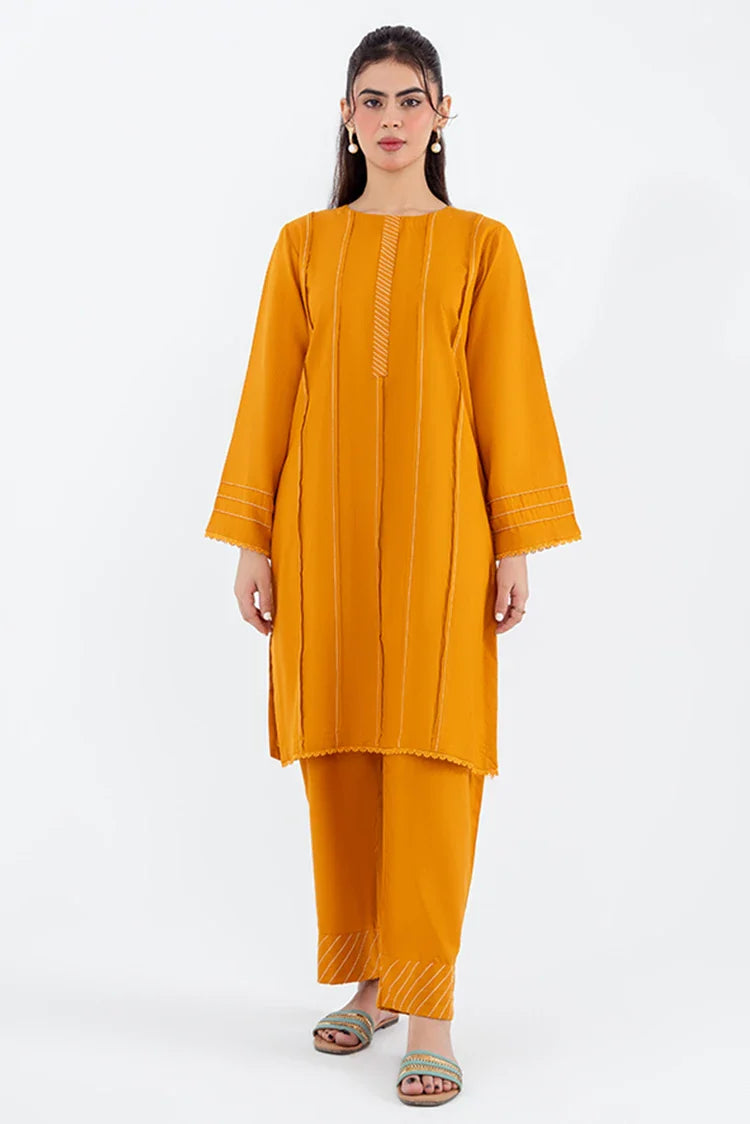 Picture of Noosh - Basic Pre Collection Vol IV - 2 PC - Mustard - NV06D04 - Available at Raja Sahib