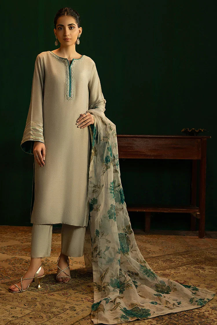 Picture of Noosh - Basic Formals - 3 PC - Fluorite - Available at Raja Sahib