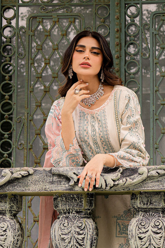 Ellena - 3-PC Unstitched Embroidered Lawn Suit