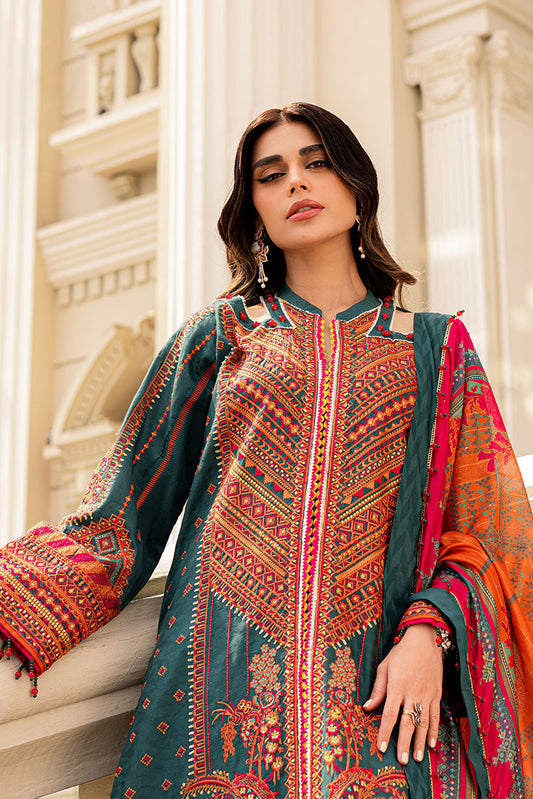 Ellena - 3-PC Unstitched Embroidered Lawn Suit