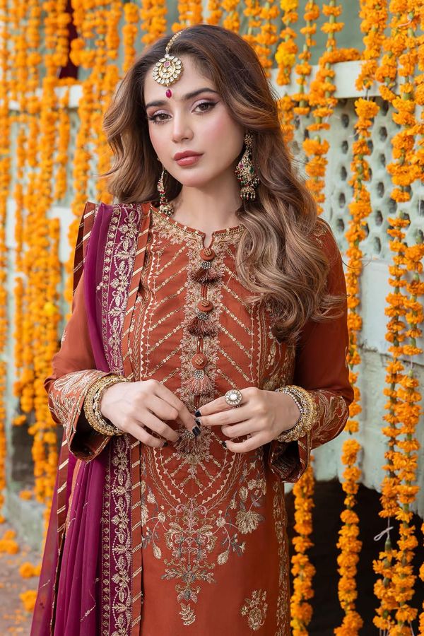 Sana Safinaz D-4A Muzlin Luxury Collection Vol-1 2019 – Raja