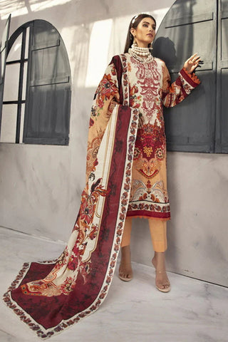 Picture of Kleren - Noura Embroidered Khaddar Collection - N-02 - Available at Raja Sahib