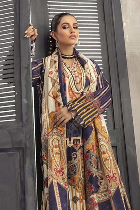 Picture of Kleren - Noura Embroidered Khaddar Collection - N-10 - Available at Raja Sahib