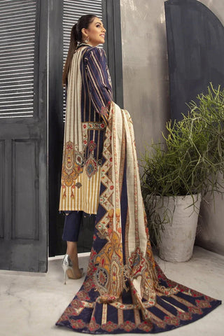 Picture of Kleren - Noura Embroidered Khaddar Collection - N-10 - Available at Raja Sahib