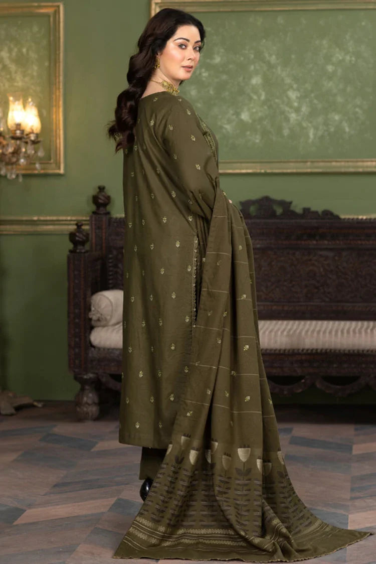 Picture of Kleren - Noura Embroidered Khaddar Collection - N-21 - Available at Raja Sahib