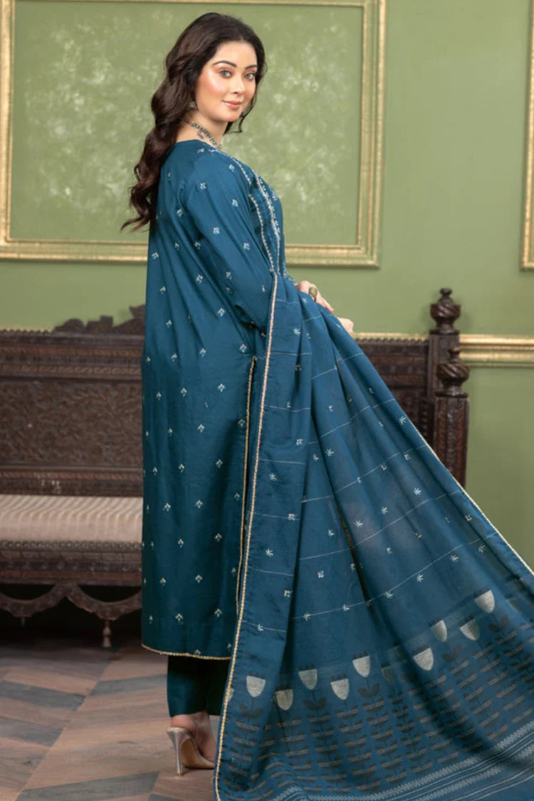 Picture of Kleren - Noura Embroidered Khaddar Collection - N-23 - Available at Raja Sahib