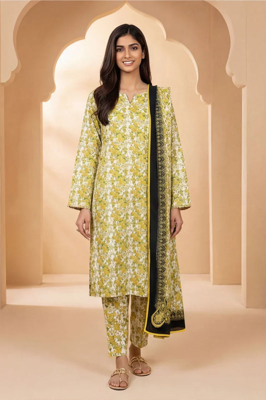 Kleren - Printed Lawn - N-30 - Unstitched