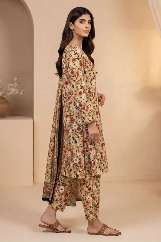 Kleren - Printed Lawn - N-35 - Unstitched