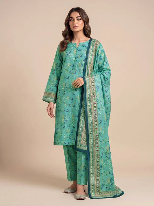 Kleren - Printed Lawn - N-36 - Unstitched