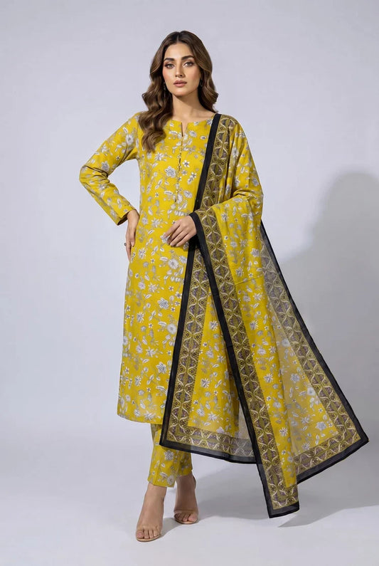 Kleren - Printed Lawn - N-38 - Unstitched