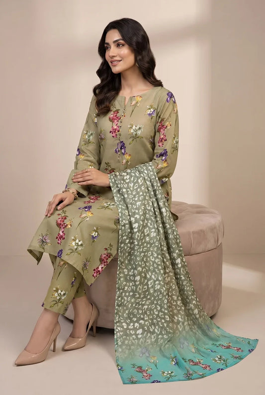 Kleren - Printed Lawn - N-40 - Unstitched