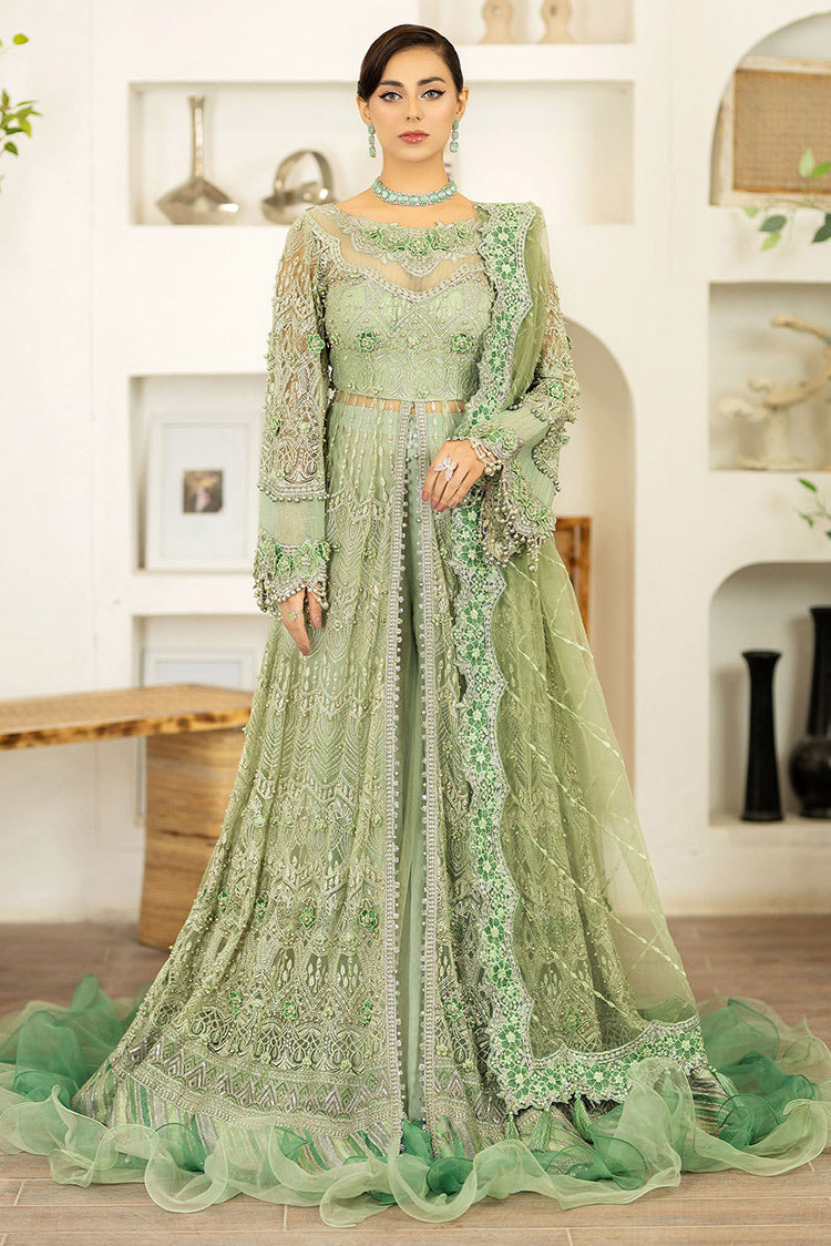 Picture of Adans Libas -Adan's Couture Ocean Breeze Sea Grass-5403 - Available at Raja Sahib