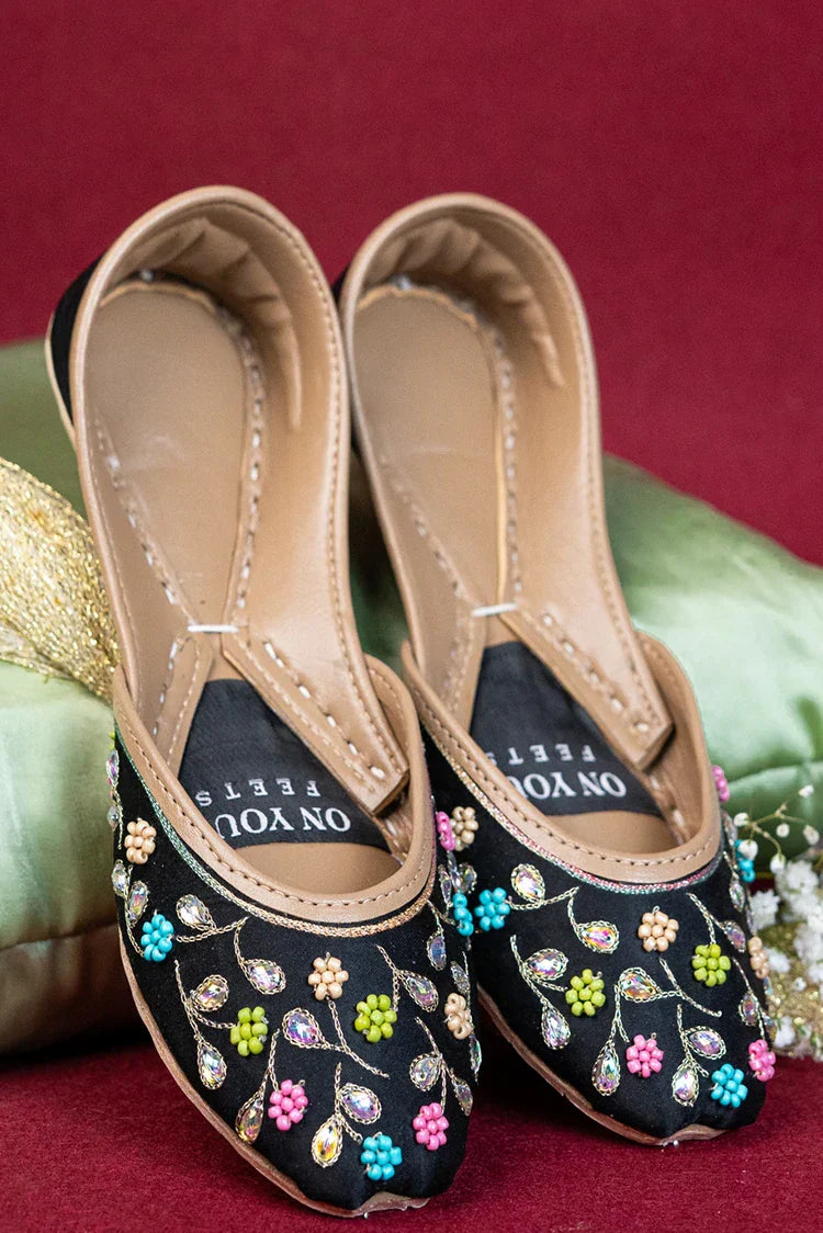 Picture of <!--cbs-->On Your Feets - Shahnama Collection - Midnight Bloom - Available at Raja Sahib