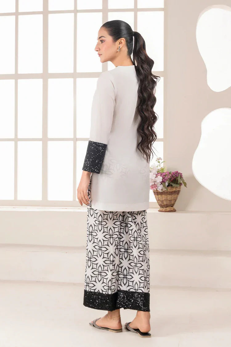Picture of <!--ans-->Stitch Vibes - Ravayah Eid Collection Vol 1 - Elan Blanc Co-ord set - Available at Raja Sahib