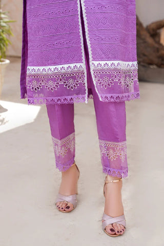 Picture of Emeralds - Embroidered Lawn Festive Pret - Orchid - Available at Raja Sahib