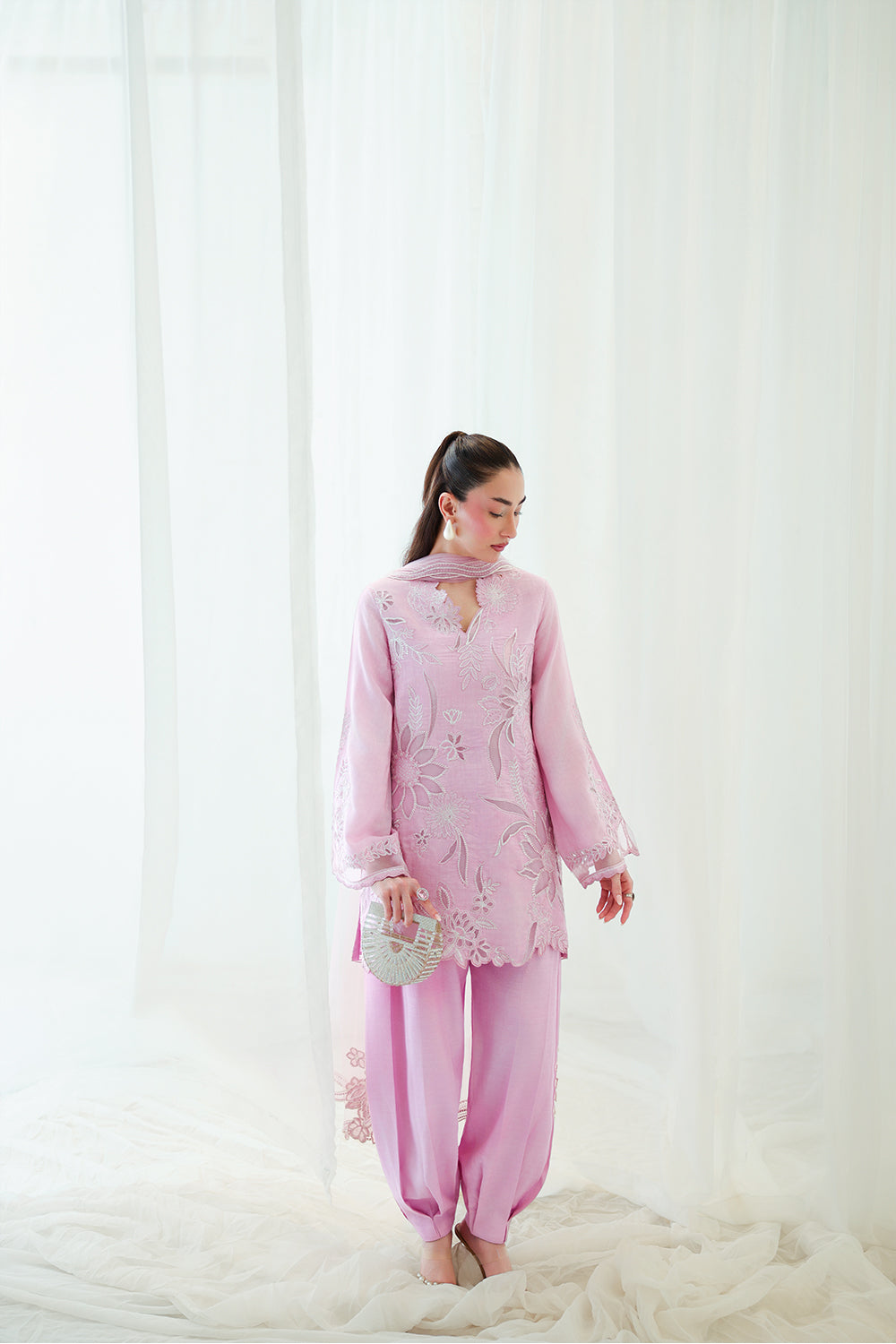 Picture of Saira Rizwan - Lael Silk Edit - OVELIA-08 - Available at Raja Sahib