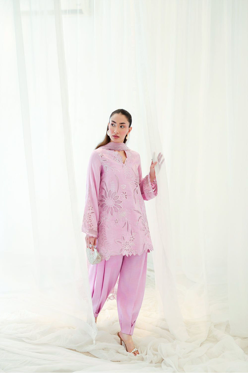 Picture of Saira Rizwan - Lael Silk Edit - OVELIA-08 - Available at Raja Sahib