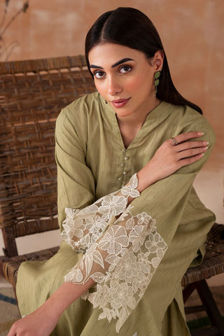 Picture of Embroidered Leno Kara Suit P1024 - 2 Piece - Available at Raja Sahib