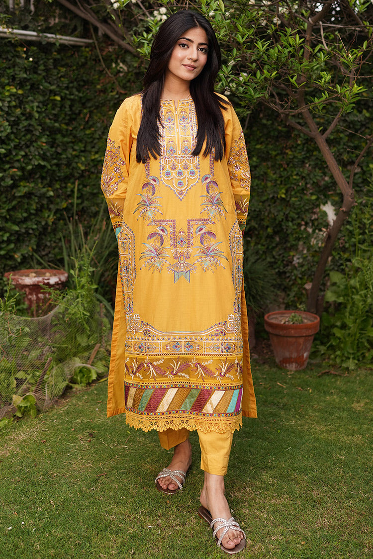 Picture of Embroidered Lawn Suit P1035 - 2 Piece - Available at Raja Sahib