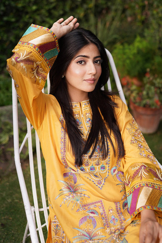 Picture of Embroidered Lawn Suit P1035 - 2 Piece - Available at Raja Sahib