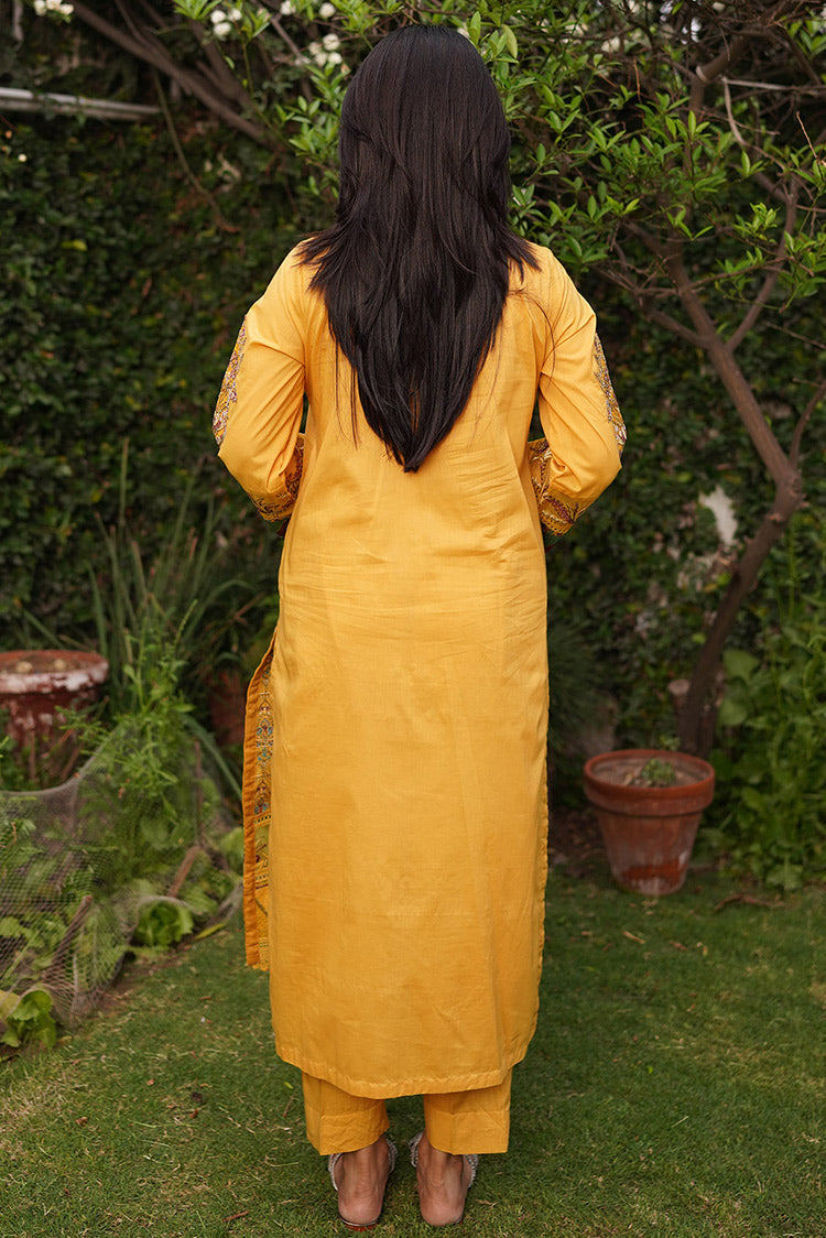 Picture of Embroidered Lawn Suit P1035 - 2 Piece - Available at Raja Sahib