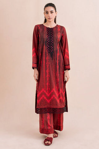 Picture of Embroidered Textured Lawn  Suit P1041A - 2 Piece - Available at Raja Sahib