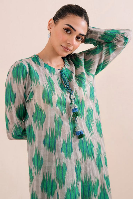 Picture of Digital Printed Textured Lawn  Suit P1043 - 2 Piece - Available at Raja Sahib