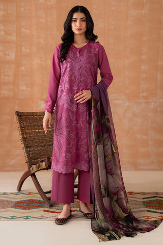 Embroidered Dobby Lawn Suit P1046 - 2 Piece