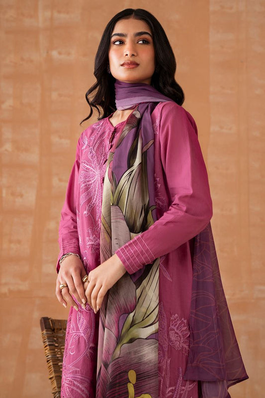 Embroidered Dobby Lawn Suit P1046 - 2 Piece