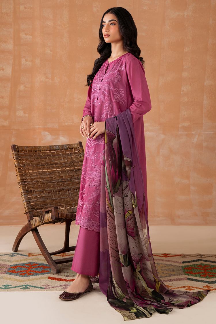 Picture of Embroidered Dobby Lawn Suit P1046 - 2 Piece - Available at Raja Sahib