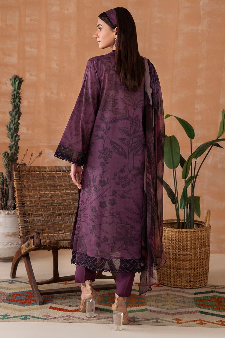 Picture of Embroidered Textured Lawn Suit P1050 - 3 Piece - Available at Raja Sahib