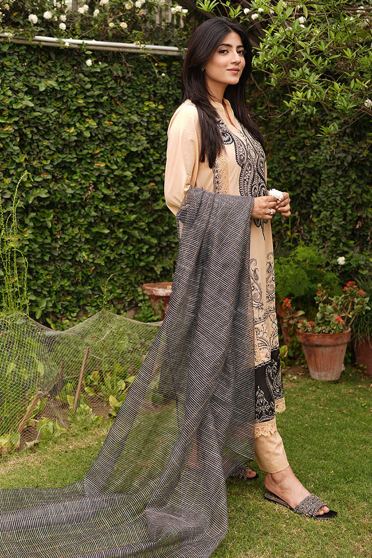 Picture of Embroidered Lawn Texture Suit P1059 - 3 Piece - Available at Raja Sahib