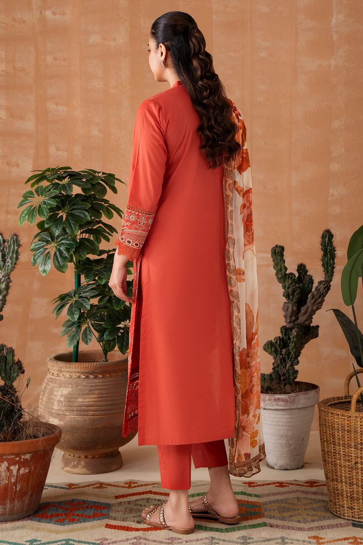 Picture of Embroidered Lawn Suit P1067 - 3 Piece - Available at Raja Sahib