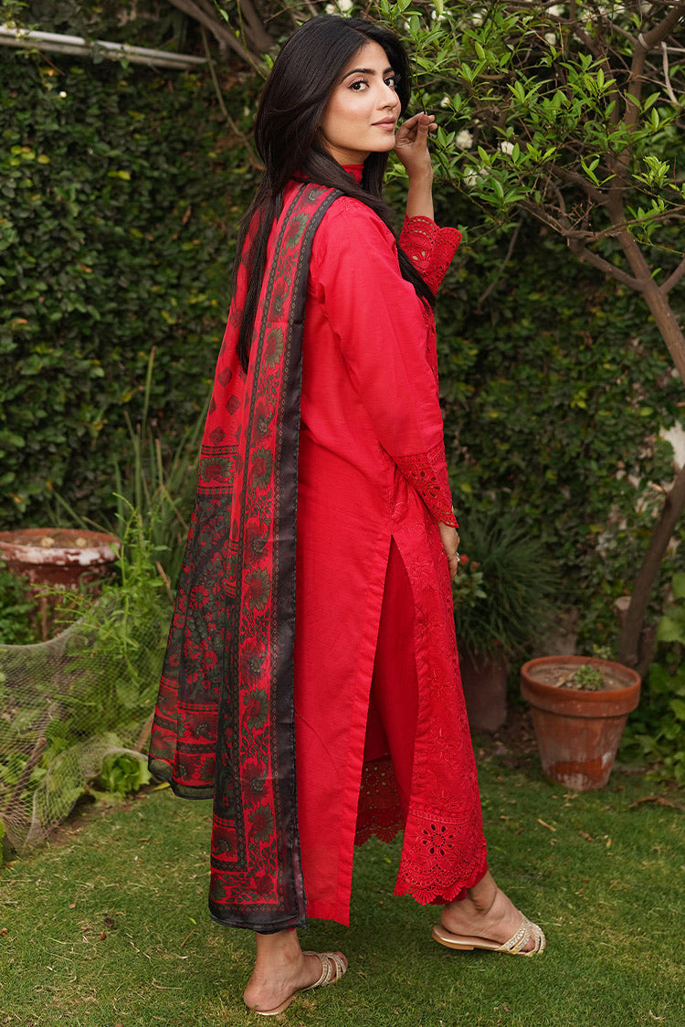 Picture of Embroidered Lawn Suit- P1070 - 2 Piece - Available at Raja Sahib