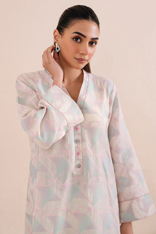 Weaved Jacquard Shirt P1077 - 1 Piece