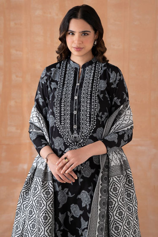 Embroidered Jacquard Suit P1083 - 2 Piece