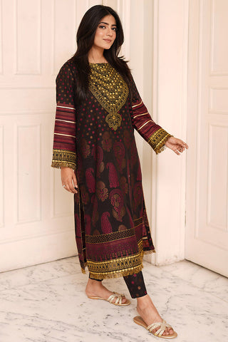 Embroidered Jacquard Suit P1087 - 2 Piece