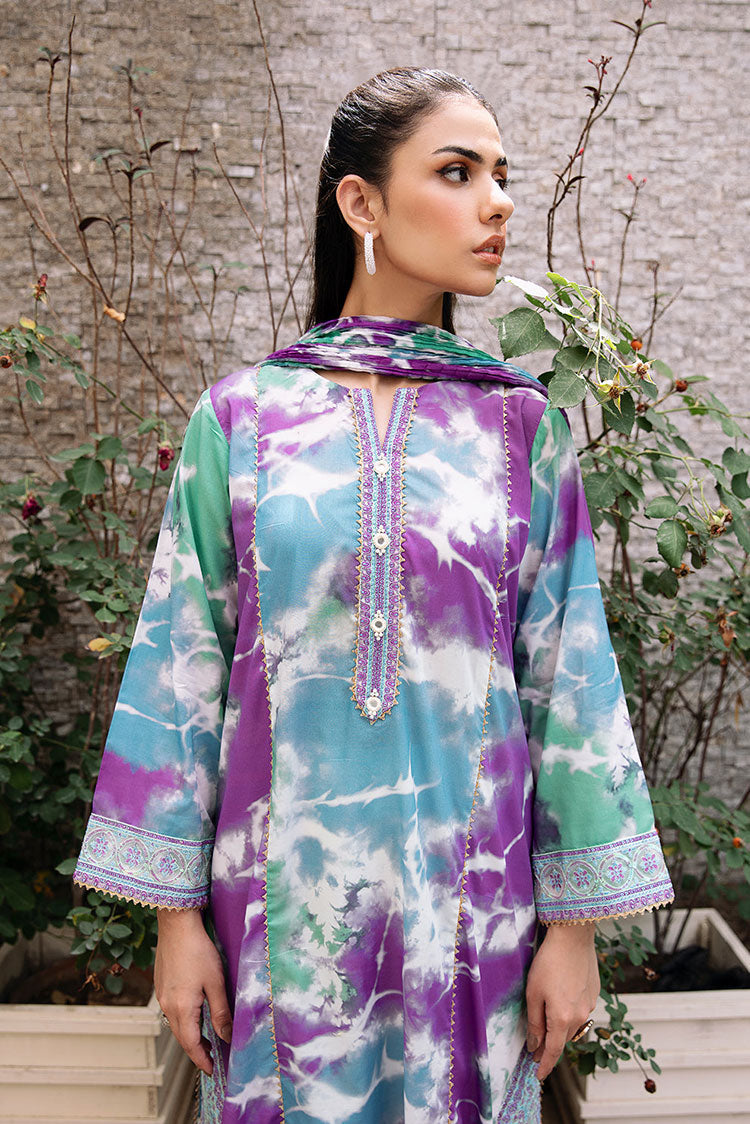 Picture of 2 Piece - Embroidered Textured Lawn Suit P1092A - Available at Raja Sahib