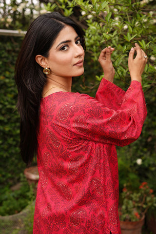 Picture of 3 Piece - Digital Printed Textured Lawn Suit P1121 - Available at Raja Sahib