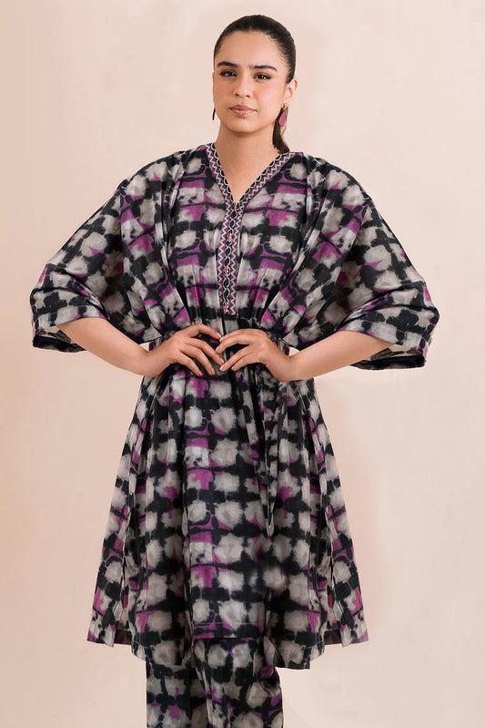 Digital Printed Lawn  Suit P1124B - 2 Piece