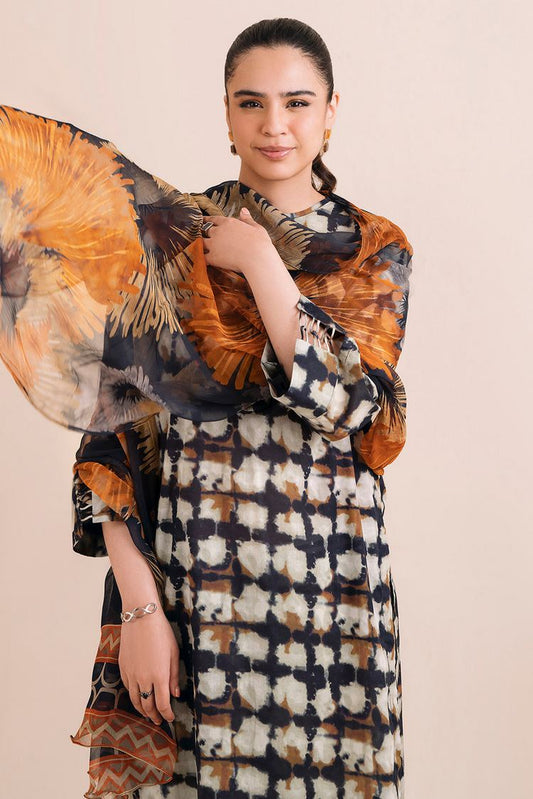 Digital Printed Lawn  Suit P1124 - 3 Piece